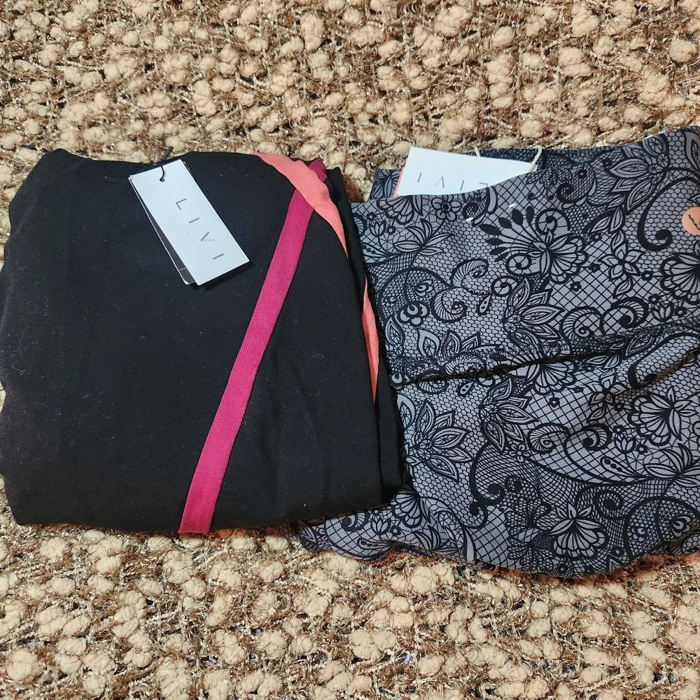 Plus Sz Bundle 18/20 Women's LIVI Leggings - Picture 10 of 16